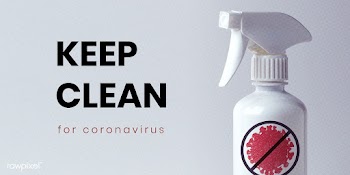 Keep clean for coronavirus social template | Free  vector - 2313724