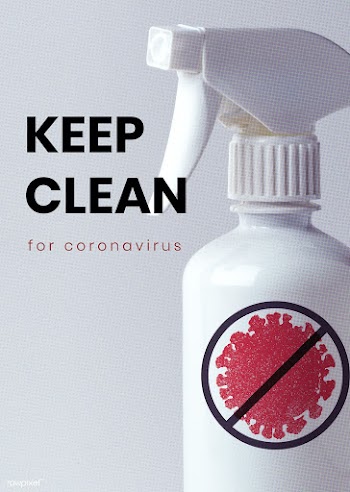 Keep clean for coronavirus social template | Free  vector - 2313726