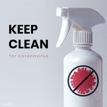 Keep clean for coronavirus social template mockup | Free  illustration - 2313720