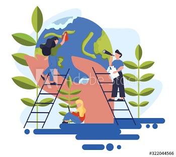 Keep Earth clean idea