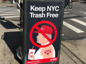 Keep NYC Trash Free' Signs Insult Trump Supporters | True Viral News