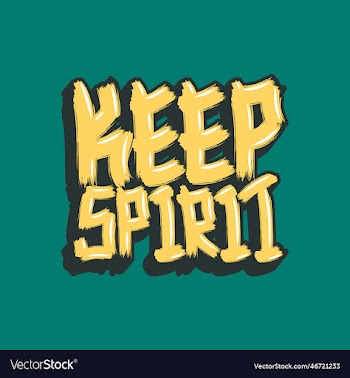 keep spirit motivational quote