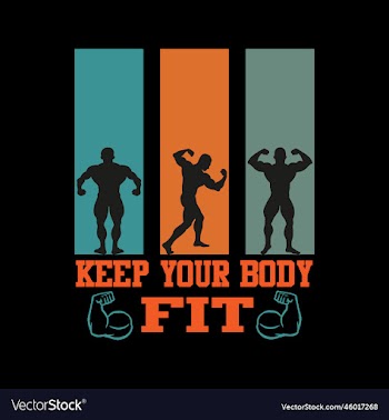 keep your body fit - gym t shirt