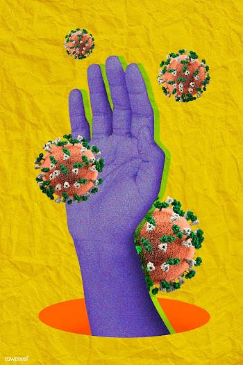 Keep your hands clean and don't touch your face during COVID-19 ba.. | Free  illustration - 2318871
