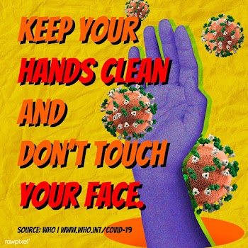 Keep your hands clean and don't touch your face during COVID-19 ba.. | Free  vector - 2319261