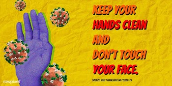 Keep your hands clean and don't touch your face during COVID-19 ba.. | Free  vector - 2319265