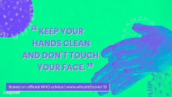 Keep your hands clean and don't touch your face during COVID-19 so.. | Free  vector - 2327639