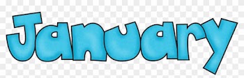 Keeping My Kiddo Busy - January Word Clip Art