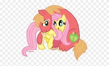 Kenaibear, Big Macintosh, Earth Pony, Fluttermac, Fluttershy, - Gray Wolf