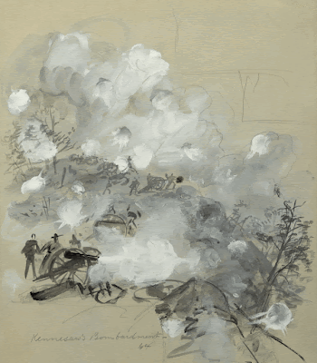 "Kennesaw's Bombardment, 64" "1 drawing | Free Photo - rawpixel