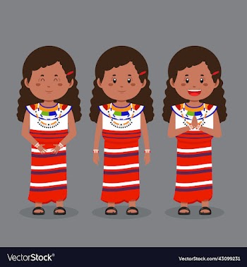 kenya character with various expression