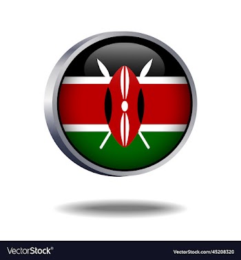 kenya flag button