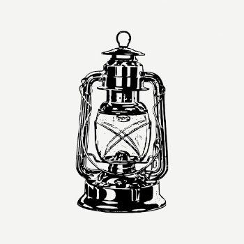 Kerosene lamp drawing, vintage illustration | Free PSD - rawpixel