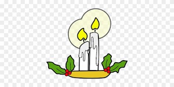 Kerze, Brennen, Beleuchtet, Dekorativ - Merry Christmas Clip Art
