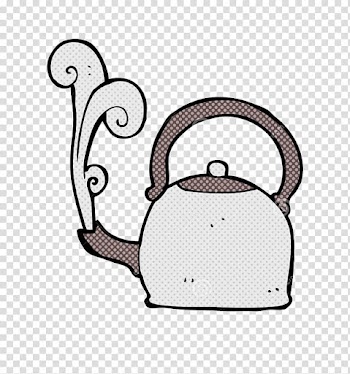 Kettle Cartoon Illustration, Kettle to boil water transparent background PNG clipart
