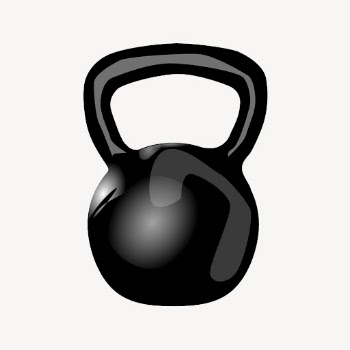 Kettlebell sticker, sport illustration vector. | Free Vector - rawpixel