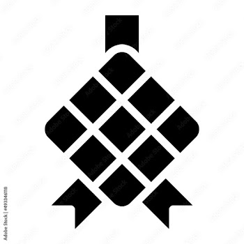 ketupat glyph icon
