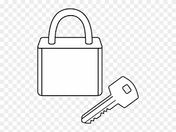 Key Black And White Photos Of Black Art Lock And Key - Lock Line Art