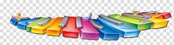 Key, Color piano keyboard transparent background PNG clipart