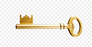 Key Gold - Creative golden key 