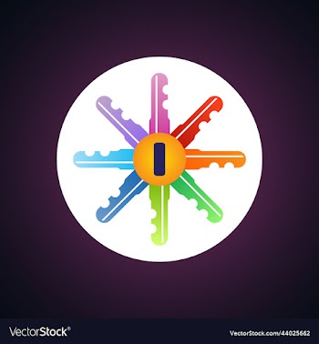 key icon colorful