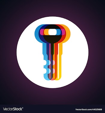 key icon colorful