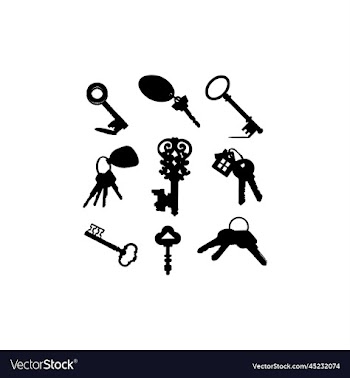 key lock icon design