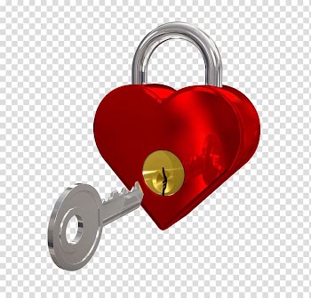 Key Padlock Heart , Heart-shaped lock and key transparent background PNG clipart