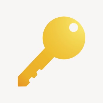 Key, safety icon, gradient design | Free Icons - rawpixel