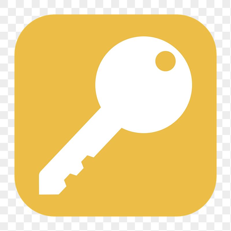 Key, safety png sticker, flat | Free Icons - rawpixel
