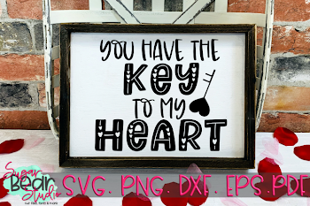 Key to my Heart - A Valentine SVG
