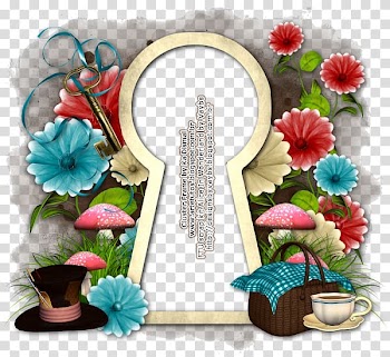 Keyhole illustration, Alice's Adventures in Wonderland Queen of Hearts White Rabbit Frames, alice in wonderland transparent background PNG clipart