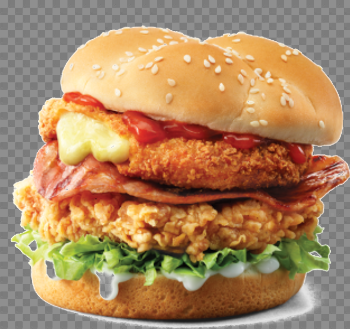KFC Burger PNG Image Transparent