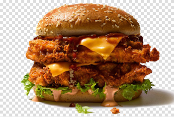 KFC Burger PNG Image With Transparent Background
