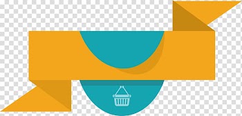 Khaki Sales promotion, Khaki ribbon title box transparent background PNG clipart