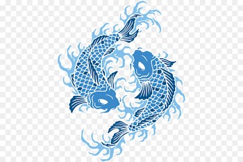Kōhaku Clip art - dragon Fish 