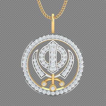 Khanda Symbol PNG Background Image