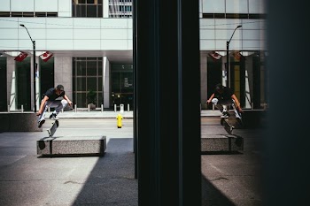 Kick Flip With Reflection