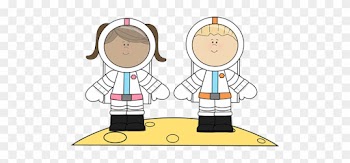 Kid Astronaut Clipart - Astronaut Boy And Girl
