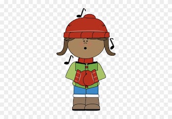 Kid Christmas Caroler - My Cute Graphics Christmas Clipart