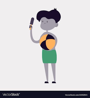 Kid eating ice cream vector image