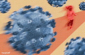 Kid playing outside during the coronavirus outbreak  | Free  illustration - 2320002