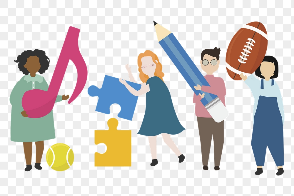 Kid recreational activities illustration png, | Free PNG - rawpixel