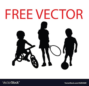 kid sport silhouettes