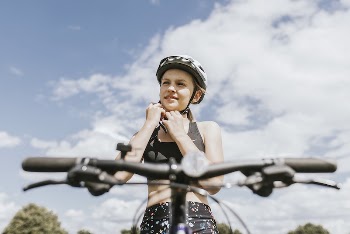 Kids background, girl riding a bike, | Free Photo - rawpixel