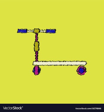 Kids bicycle vector image