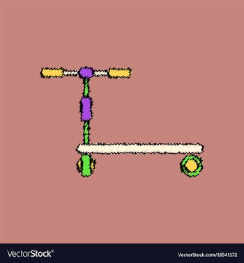 Kids bicycle vector image