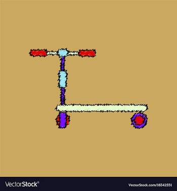 Kids bicycle vector image