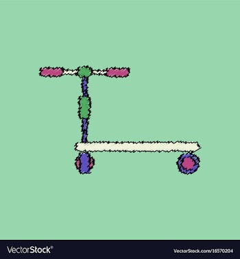 Kids bicycle vector image