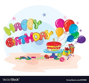 Kids birthday party vector image